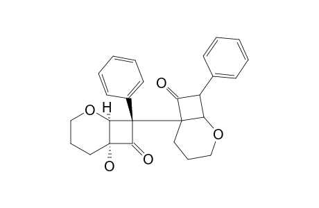 6-HYDROXY-8-PHENYL-8-[8'-PHENYL-2'-OXA-CIS-7'-OXABICYCLO-[4.2.0]-OCT-6'-YL]-2-OXA-CIS-BICYCLO-[4.2.0]-OCTAN-7-ONE