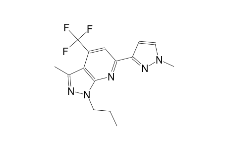 1H-pyrazolo[3,4-b]pyridine, 3-methyl-6-(1-methyl-1H-pyrazol-3-yl)-1-propyl-4-(trifluoromethyl)-