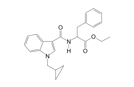 Ethyl 2-([(1-cyclopropylmethyl-1H-indol-3-yl)carbonyl]amino)-3-phenyl propanoate