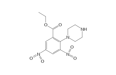 3,5-DINITRO-2-(1-PIPERAZINYL)BENZOIC ACID, ETHYL ESTER