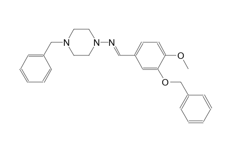 4-benzyl-N-{(E)-[3-(benzyloxy)-4-methoxyphenyl]methylidene}-1-piperazinamine