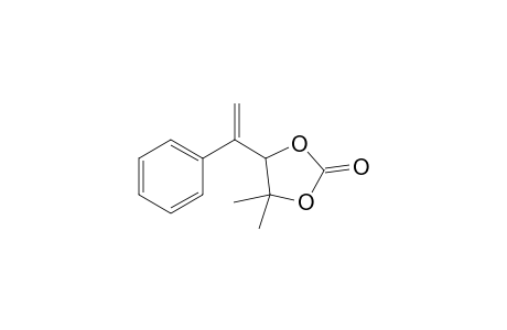 4,4-Dimethyl-5-(1-phenylethenyl)-1,3-dioxolan-2-one