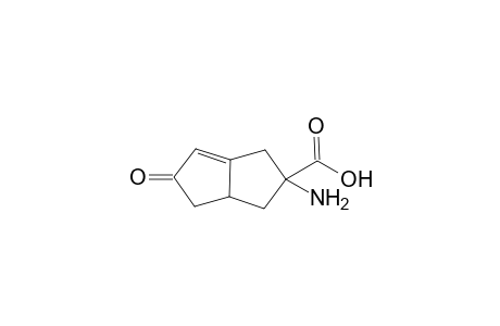 2-Amino-5-keto-1,3,3a,4-tetrahydropentalene-2-carboxylic acid