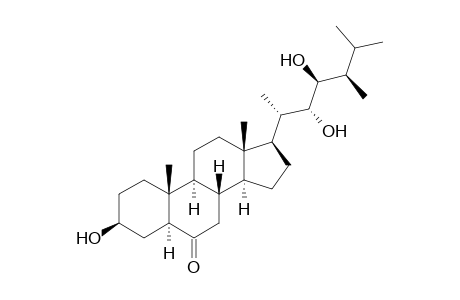 (3S,5S,8S,9S,10R,13S,14S,17R)-17-[(1S,2R,3S,4R)-2,3-dihydroxy-1,4,5-trimethyl-hexyl]-3-hydroxy-10,13-dimethyl-1,2,3,4,5,7,8,9,11,12,14,15,16,17-tetradecahydrocyclopenta[a]phenanthren-6-one