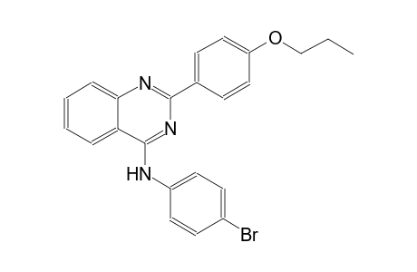 N-(4-bromophenyl)-2-(4-propoxyphenyl)-4-quinazolinamine