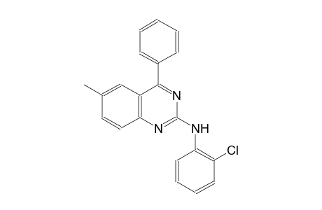 2-quinazolinamine, N-(2-chlorophenyl)-6-methyl-4-phenyl-