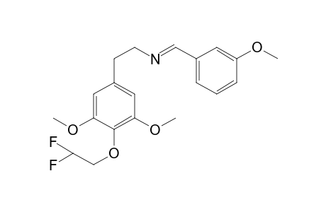 N-(2-(4-(2,2-Difluoroethoxy)-3,5-dimethoxyphenyl)ethyl)-1-(3-methoxyphenyl)methanimine