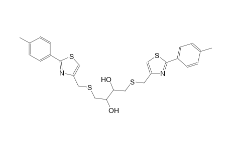 2,3-butanediol, 1,4-bis[[[2-(4-methylphenyl)-4-thiazolyl]methyl]thio]-
