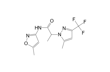 N-(5-methyl-3-isoxazolyl)-2-[5-methyl-3-(trifluoromethyl)-1H-pyrazol-1-yl]propanamide
