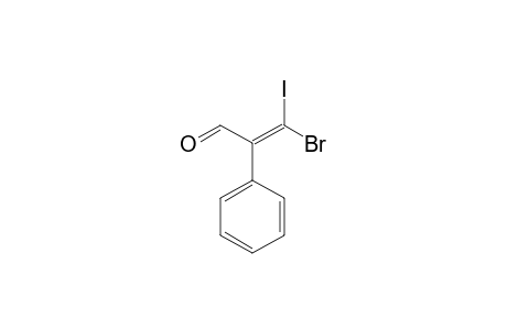 (Z)-3-Bromo-3-iodo-2-phenylpropenal