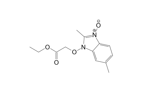 1-[(Ethoxycarbonyl)methoxy]-2,5(6)-dimethyl-1H-benzimidazole-3-Oxide