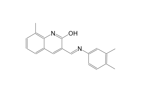 3-{(E)-[(3,4-dimethylphenyl)imino]methyl}-8-methyl-2-quinolinol