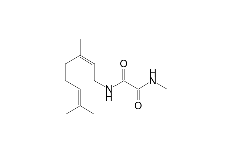 N-((Z)-3,7-dimethyl-octa-2,6-dienyl)-N'-methyl-oxalamide