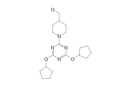 [1-[4,6-BIS-(CYCLOPENTYLOXY)-1,3,5-TRIAZIN-2-YL)-PIPERIDIN-4-YL]-METHANOL