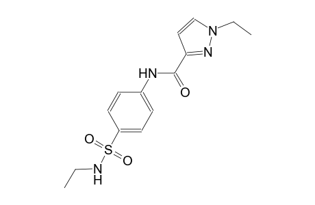 1-ethyl-N-{4-[(ethylamino)sulfonyl]phenyl}-1H-pyrazole-3-carboxamide