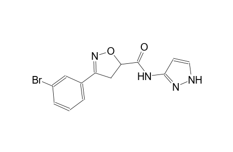 5-isoxazolecarboxamide, 3-(3-bromophenyl)-4,5-dihydro-N-(1H-pyrazol-3-yl)-