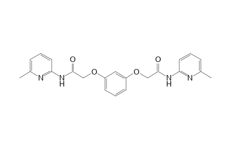 1,3-Bis[[(6-methylpyridin-2-yl)amino]carbonylmethoxy]benzene