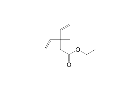 3-Ethenyl-3-methyl-4-pentenoic acid ethyl ester