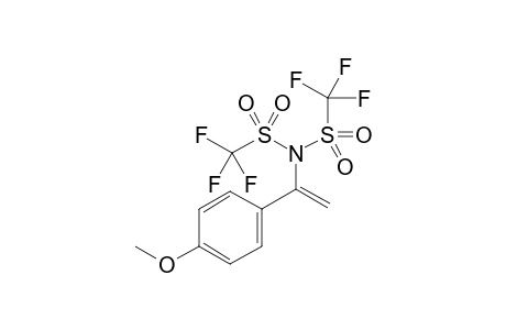 1,1,1-Trifluoro-N-(1-(4-methoxyphenyl)vinyl)-N-((trifluoromethyl)sulfonyl)methanesulfonamide