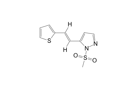 1-(methylsulfonyl)-5-[trans-2-(2-thienyl)vinyl]pyrazole