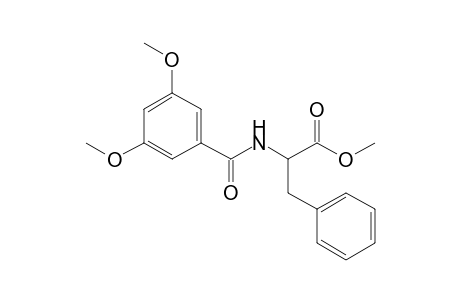 2-[(3,5-dimethoxybenzoyl)amino]-3-phenyl-propionic acid methyl ester