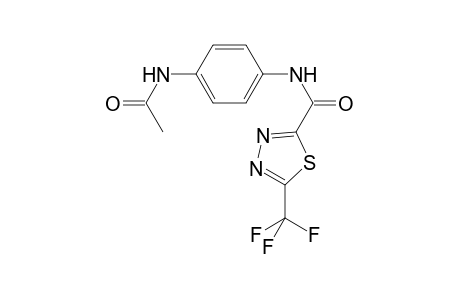 N-(4-acetamidophenyl)-5-(trifluoromethyl)-1,3,4-thiadiazole-2-carboxamide