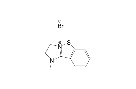1-Methyl-2,3-dihydroimidazo(1,2-b)(1,2)benzisothiazoliumbromide