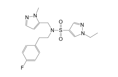 1H-pyrazole-4-sulfonamide, 1-ethyl-N-[2-(4-fluorophenyl)ethyl]-N-[(1-methyl-1H-pyrazol-5-yl)methyl]-