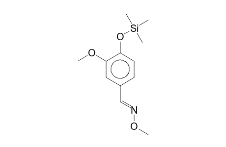3-Methoxy-4-[(trimethylsilyl)oxy]-benzaldehyde-O-methyloxime
