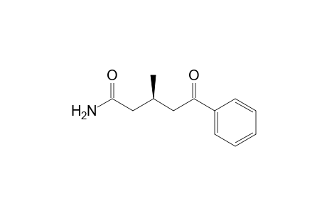 (S)-3-methyl-5-oxo-5-phenylpentanamide