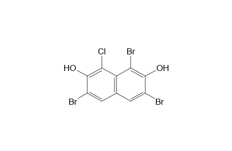 3,6-DIBROMO-1,8-DICHLORO-2,7-NAPHTHALENEDIOL
