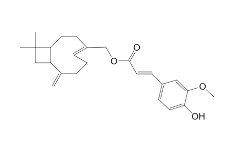 Caryophyllene <14-Hydroxy-.beta.-> ferulate