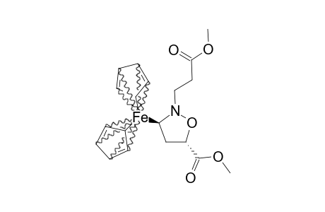 (3-R*,5-R*)-3-FERROCENYL-5-METHOXYCARBONYL-2-(2-METHOXYCARBONYLETHYL)-ISOXAZOLIDINE