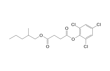 Succinic acid, 2,4,6-trichlorophenyl 2-methylpentyl ester