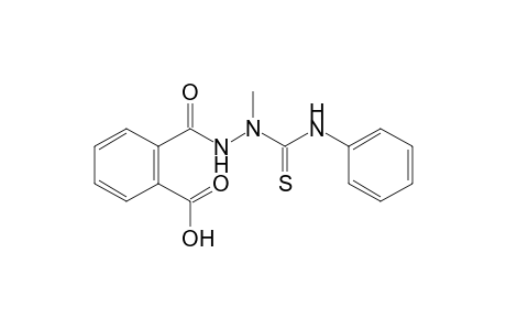 1,2-Benzenedicarboxylic acid, mono[2-methyl-2-[(phenylamino)thioxomethyl]hydrazide]