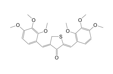 (2Z,4Z)-2,4-bis(2,3,4-trimethoxybenzylidene)dihydro-3(2H)-thiophenone