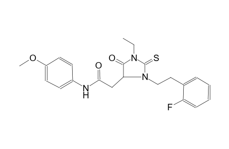 4-imidazolidineacetamide, 1-ethyl-3-[2-(2-fluorophenyl)ethyl]-N-(4-methoxyphenyl)-5-oxo-2-thioxo-