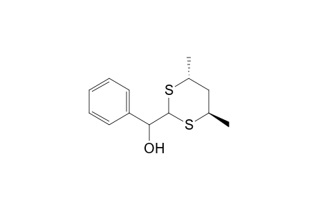 (trans)-4,6-Dimethyl-2-(.alpha.-hydroxybenzyl)-1,3-dithiane