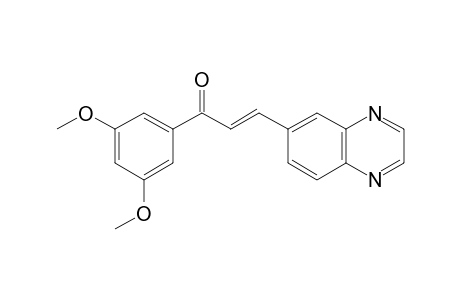 (2E)-1-(3',5'-DIMETHOXYPHENYL)-3-(QUINOXALIN-6-YL)-2-PROPEN-1-ONE