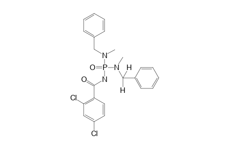 N-2,4-DICHLOROBENZOYL-N',N''-BIS-(N-METHYL-BENZYL)-PHOSPHORIC-TRIAMIDE
