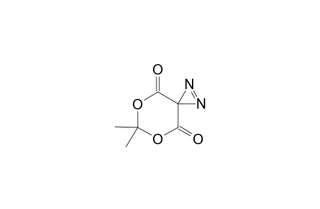 6,6-Dimethyl-5,7-dioxa-1,2-diaza-spiro[2.5]oct-1-ene-4,8-dione