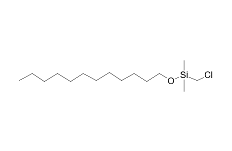 1-Dimethyl(chloromethyl)silyloxydodecane