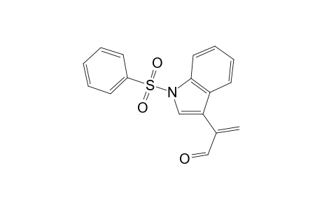 2-(1-besylindol-3-yl)acrolein