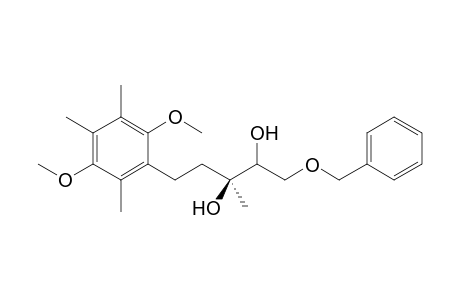 (2S,3S)-1-Benzyloxy-5-(2,5-dimethoxy-3,4,6-trimethylphenyl)-3-methylpentane-2,3-diol