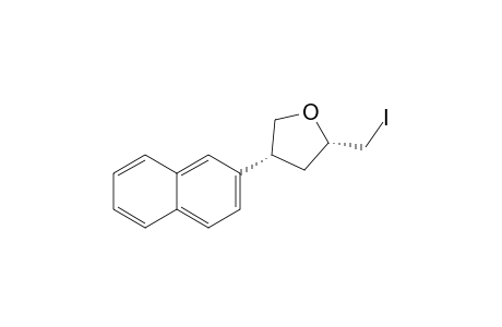 (2S,4R)-2-(iodanylmethyl)-4-naphthalen-2-yl-oxolane