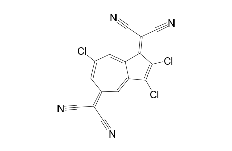 2,6-Tetracyanomethylene-4,7,8-trichlotoazulene