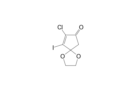 6-IODO-7-CHLORO-1,4-DIOXASPIRO-[4.4]-NON-6-EN-8-ONE