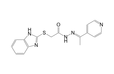 acetic acid, (1H-benzimidazol-2-ylthio)-, 2-[(E)-1-(4-pyridinyl)ethylidene]hydrazide