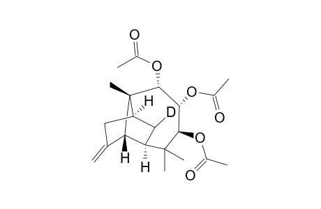 (4R,5R,7S,8R,9S,10S,11S)-7,8,9-Triacetyloxy-1-deuteriojiquilp-3(12)-ene