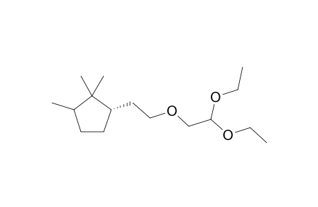 (2S)-2-(2-(2,2-diethoxyethoxy)ethyl)-1,1,5-trimethylcyclopentane